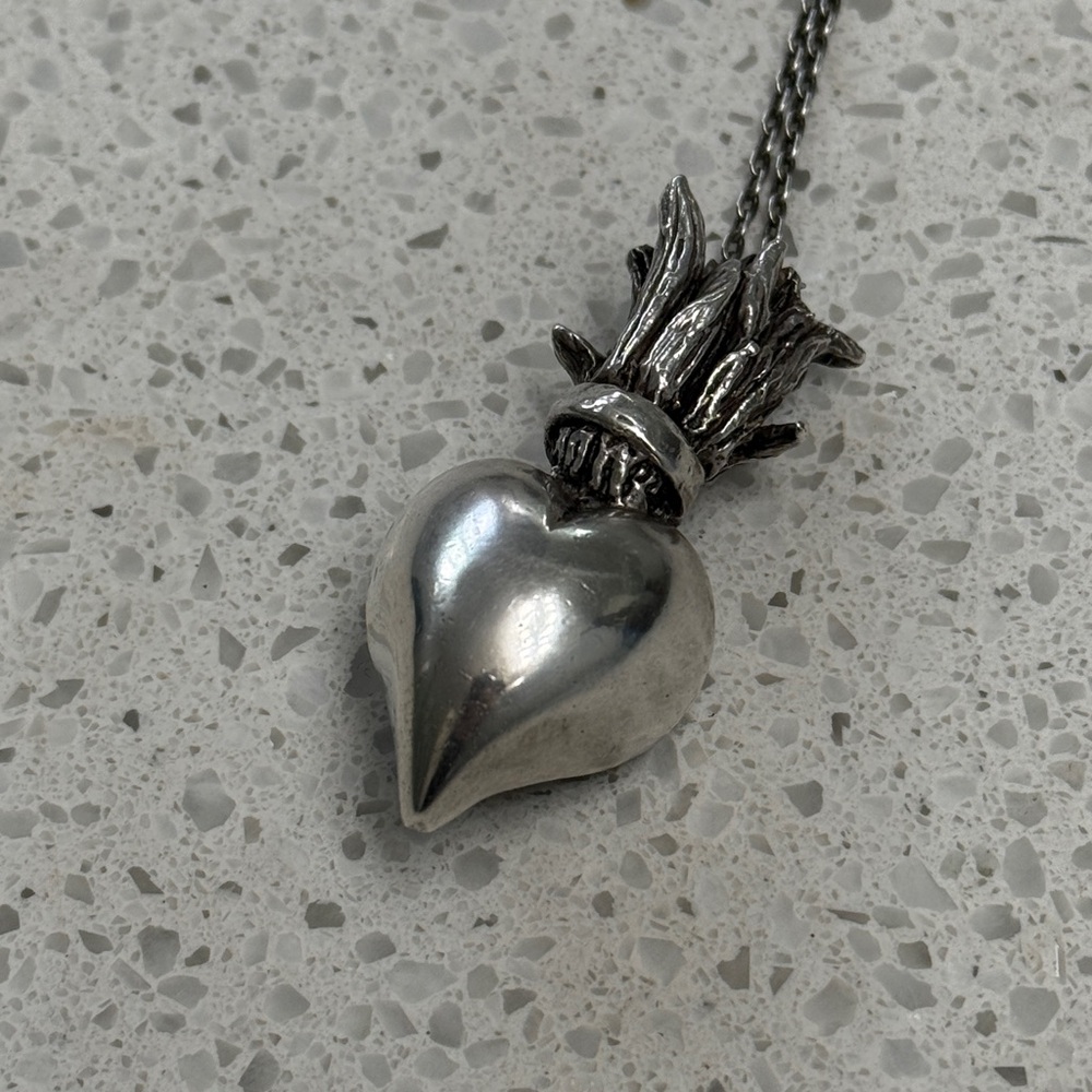 Pamela Love Sacred Heart Pendant Necklace